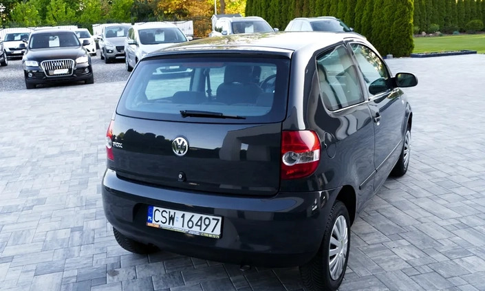 Volkswagen Fox cena 7500 przebieg: 185000, rok produkcji 2007 z Miłomłyn małe 407